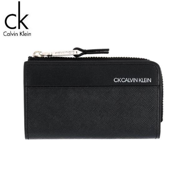 CK CALVIN KLEIN カルバンクライン 牛革 キーケース 4連仕様 小銭入れ