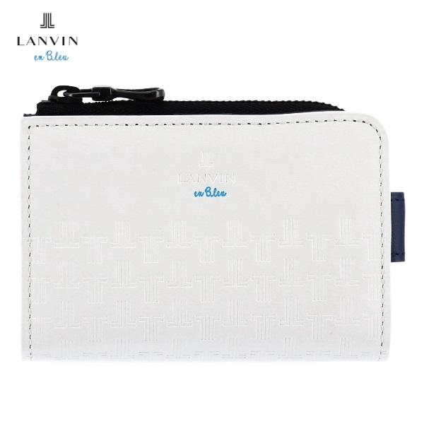 LANVIN en Bleu ランバンオンブルー 牛革 キーケース コインケース付き 