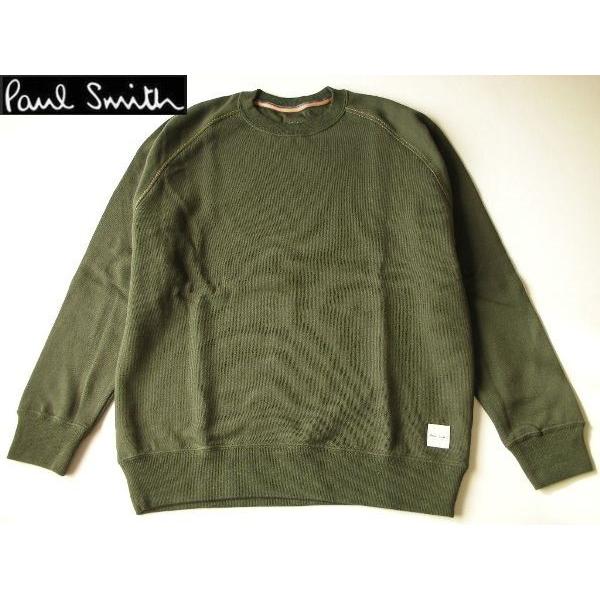 今期新作 ポールスミス Paul Smith スウェット トレーナー ラグラン仕様 マルチステッチ カーキ ｌサイズ ラッピング無料 Ps Lastpass 通販 Yahoo ショッピング