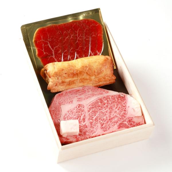 神戸牛 牛肉 神戸ビーフ 証明書付き  神戸牛ギフトセットD (ステーキ 贈答用木箱入りセット)