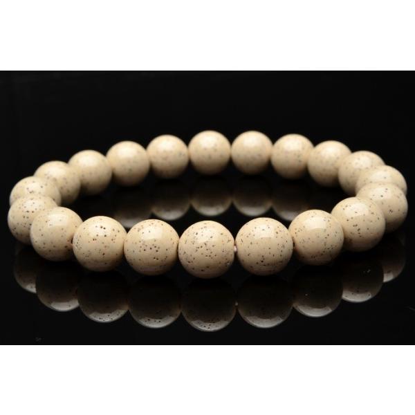 台湾産 北投石 10mm ブレスレット_B156-10 ☆5000円以上ネコポス送料