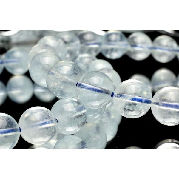 ライトブルー アクアマリン 8mm ブレスレット 1個売り _BG5426-8