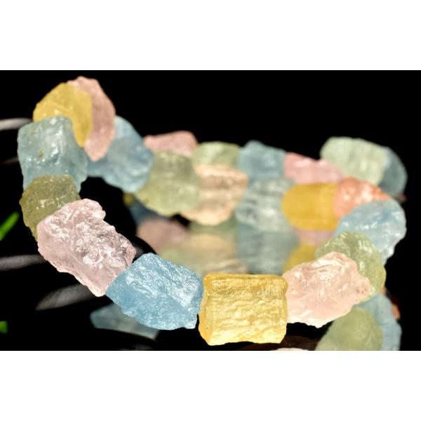 石の魅力 MIXベリル(マルチカラーアクアマリン) 8-13x8-10mm