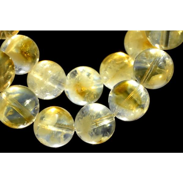 ハイクリア エンジェルフェザーシトリン 8.5mm ブレスレット 1個売り