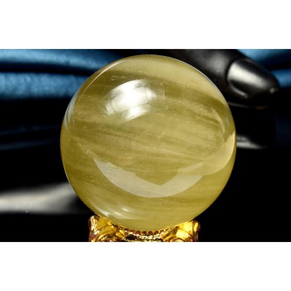 1点物】希少◇宇宙からの贈り物 リビアングラス 35mm 丸玉(台座付き