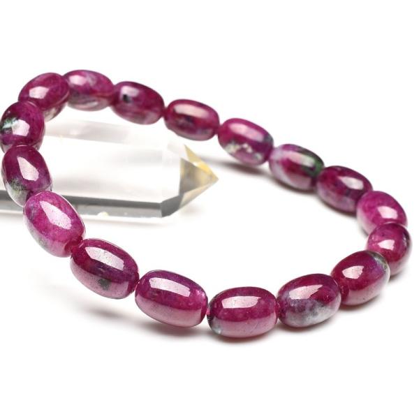 1点物】高発色◇ルビーたっぷり ルビーインゾイサイト 11-12x8mm