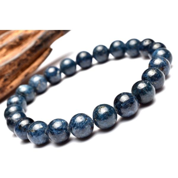天然石　お守り　ブレスレット　ブルースピネル レア☆希少な青色系スピネル8mm『ブルースピネル』ブレスレット