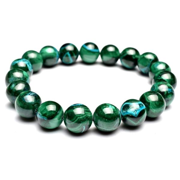 1点物】希少共生◇高発色 クリソコラインマラカイト 10.5mm