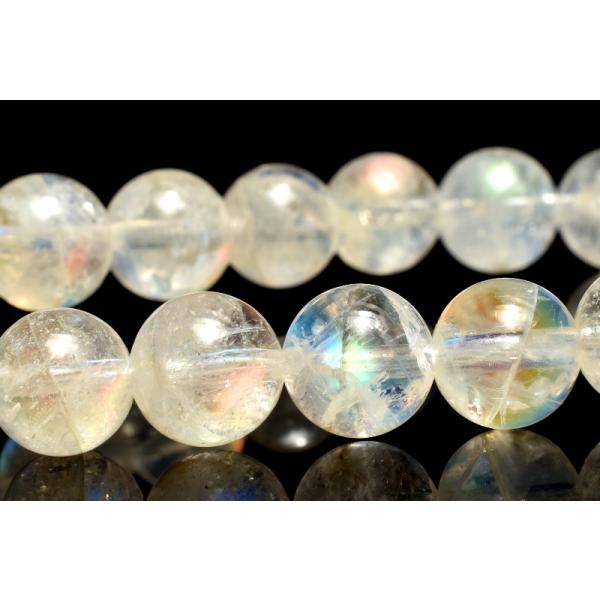 1点物】AAAオーロラシラー☆マダガスカル産 レインボームーンストーン