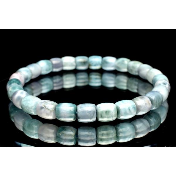 パープルラリマーブレス約5.4㎜　天然石　（新品未使用）レアブレス一点限り パープルラリマーブレス約5.4㎜ 天然石 （新品未使用