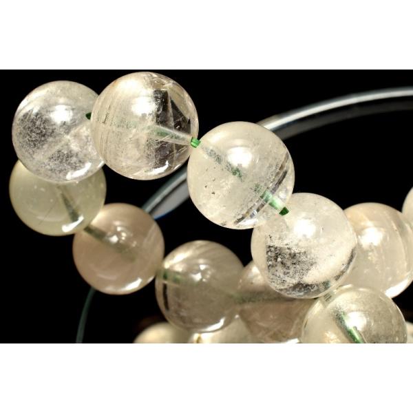 1点物】マルチカラー◇千層レイヤー ガーデンクォーツ 12.5mm