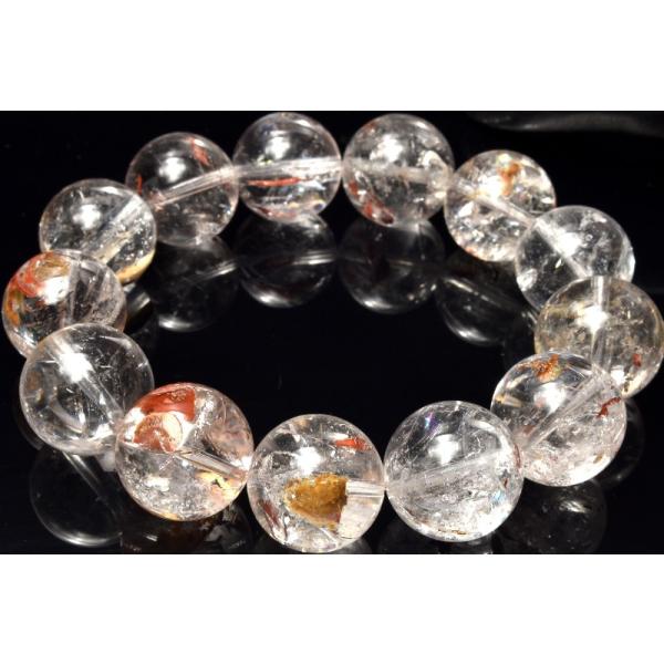 1点物】ヒマラヤ産◇ライモナイト入り エレスチャルクォーツ 17-18mm