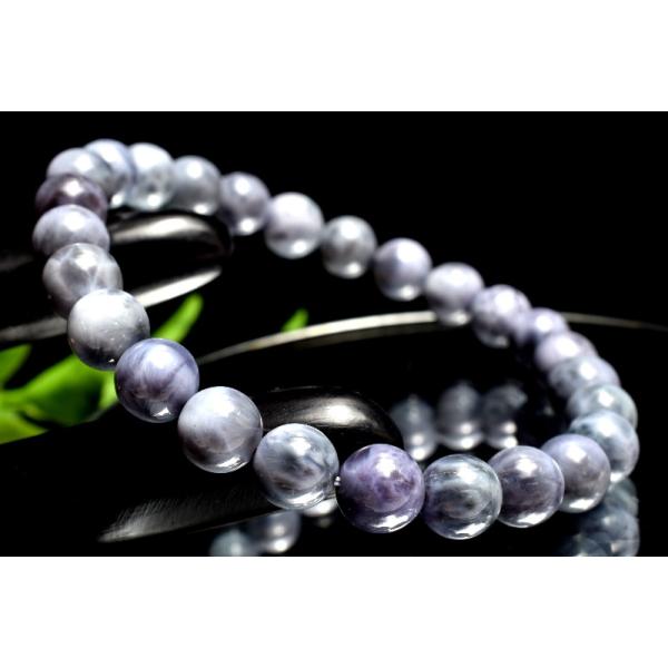 1点物】AAA希少◇人気アイテム パープルラリマー 7.5mm ブレスレット