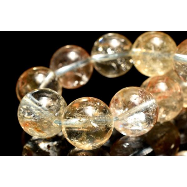 1点物】希少天然色◇ヒマラヤ産 アクアマリン 13.5mm ブレスレット