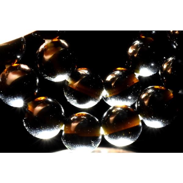 1点物】希少レア テクタイト黒隕石 9.5mm ブレスレット _MA9385