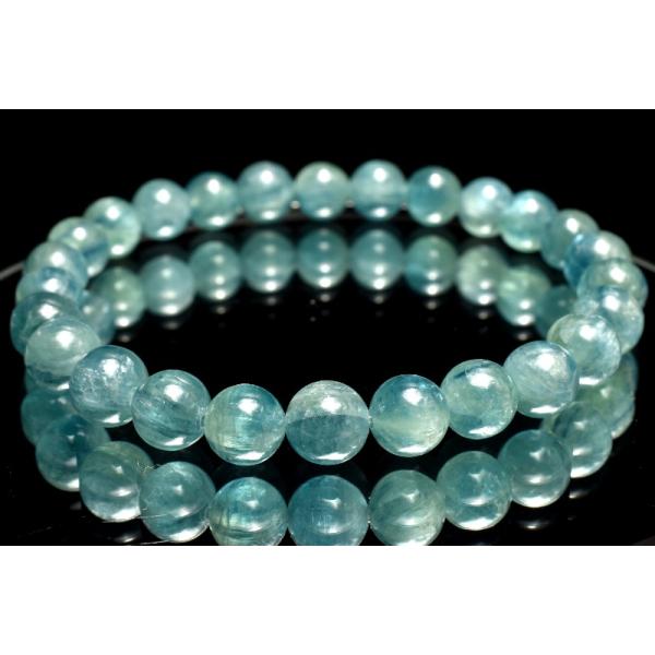 1点物】希少◇人気カラー ブルーグリーンカイヤナイト 7mm