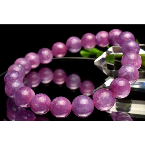 1点物】南アフリカ産◇高品質 ルビー 9mm ブレスレット _MC2750