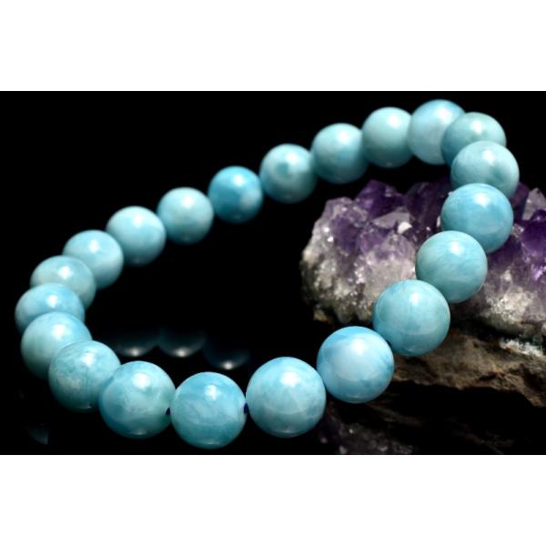 本日限定最安値✿天然美品【厳選】極上ラリマー〘カリブ海の宝石〙8mmブレスレット ✿限定✿天然美品（厳選)極上9mmラリマー〘カリブ海の宝石