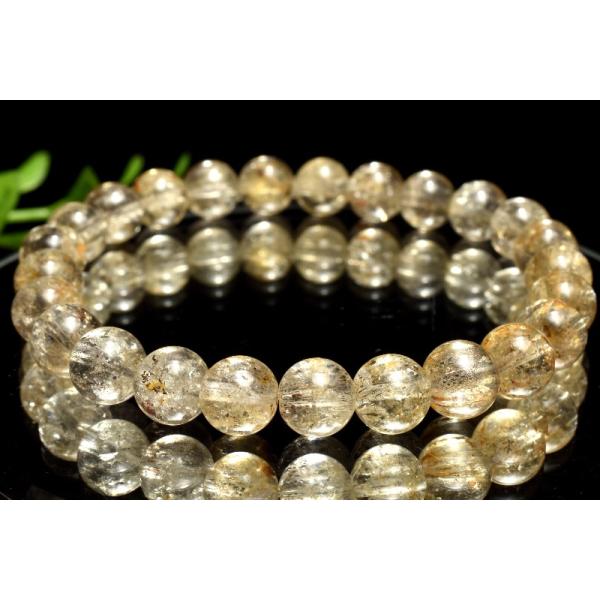 【ブレスレット】【レア】スキャポライト～ブラウン～　約7㎜ ブレスレット】【レア】スキャポライト～ブラウン～ 約7