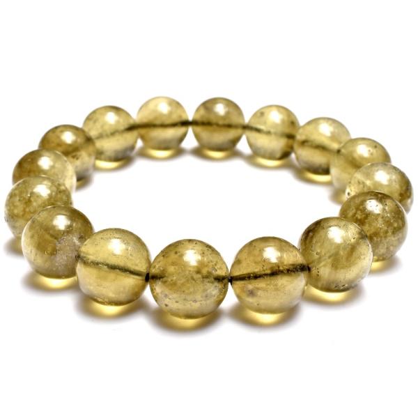 1点物】希少高品質◇ブラックファントム入り リビアングラス 13mm