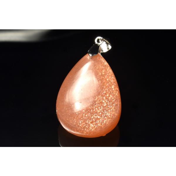 1点物】Silver925◇まろやかシラー オレンジサンムーンストーン