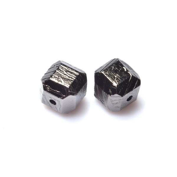 高品質◇粒売り アルタイ隕石(メテオライト) 6x6mm ブラック