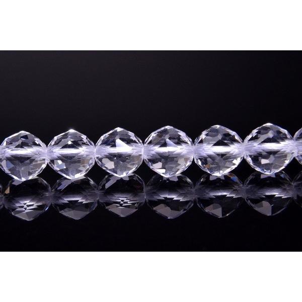 6mm「水晶スターカット AA」 1連（約38cm）_R1280 ☆5000円以上 