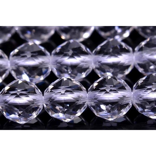 6mm「水晶スターカット AA」 1連（約38cm）_R1280 ☆5000円以上 