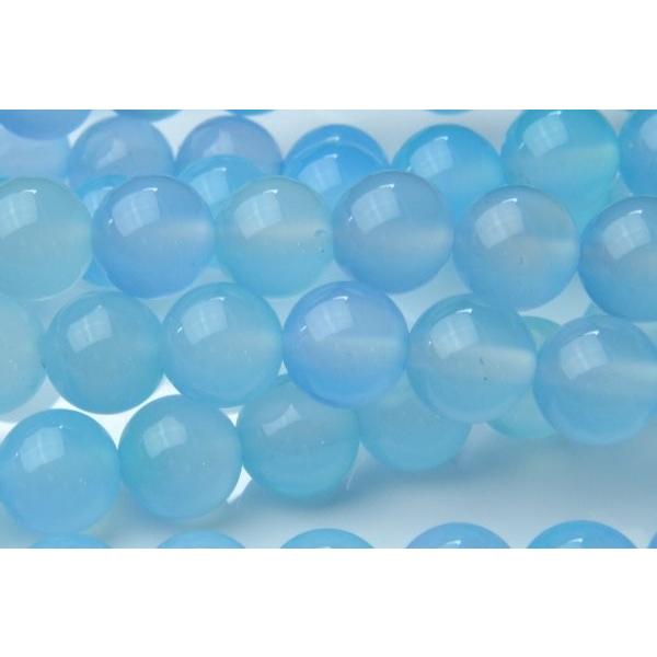 6mm シーブルーカルセドニー  １連（約38cm）_R1335 ★5000円以上ネコポス送料無料！