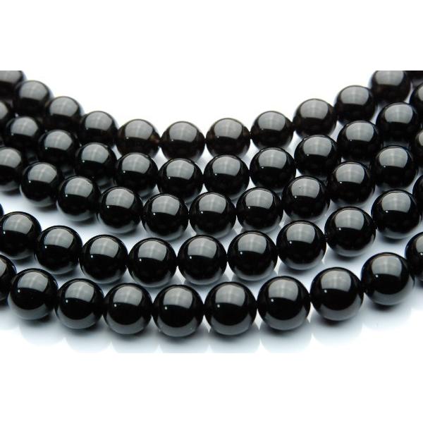 黒水晶（モリオン）AA 10mm 1連（約38cm）_R152 ☆5000円以上ネコポス