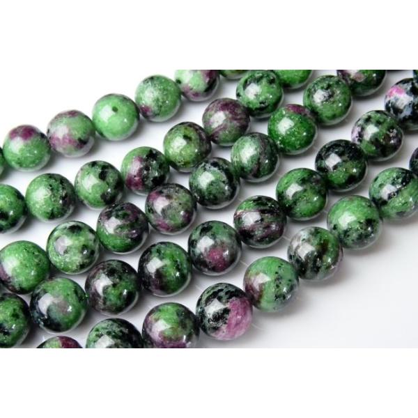 ルビーインゾイサイト」10mm 1連（約38cm）_R1649-10 ☆5000円以上