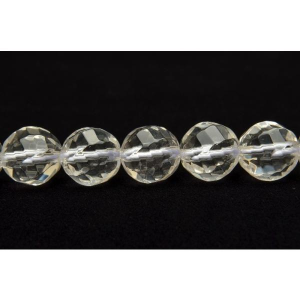 ご注文用 ★ 水晶 ★約8㎜ ツイストカット 水晶 ツイストカット 8mm 1連（約38cm）_R1856-8 ☆5000円以上
