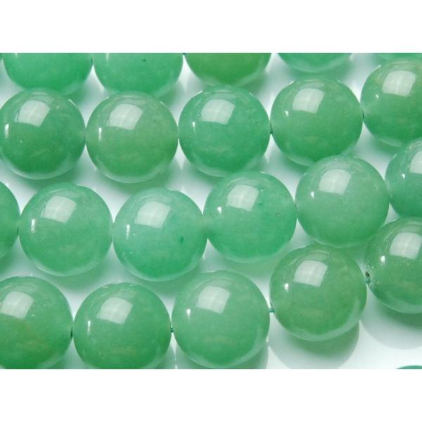 グリーンアベンチュリン」 8mm 1連（約38cm）_R373 ☆5000円以上