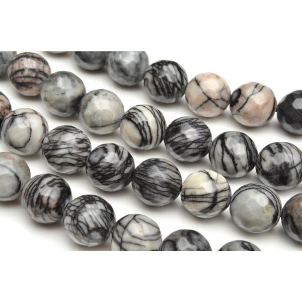 天然石　ガネーシャ　ゼブラジャスパー ◻︎Crystal × Zebra jasper × Brass クリスタル×ゼブラ