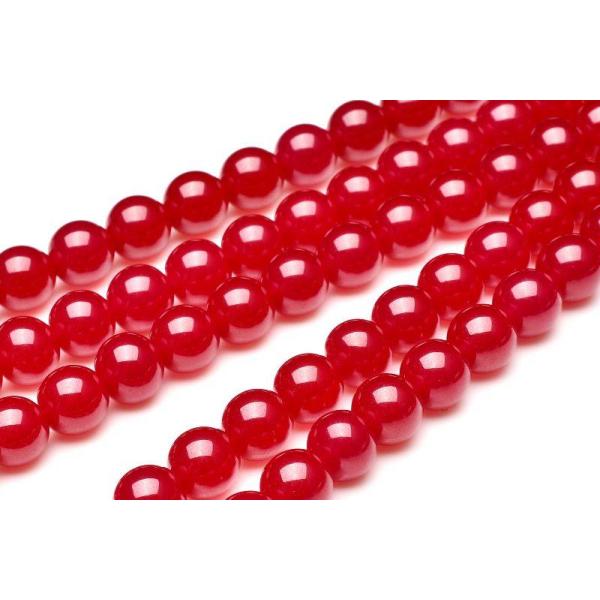 合成ルビー 6mm 1連（約38cm） _R6038-6 : ラトリエ - 通販 - Yahoo 