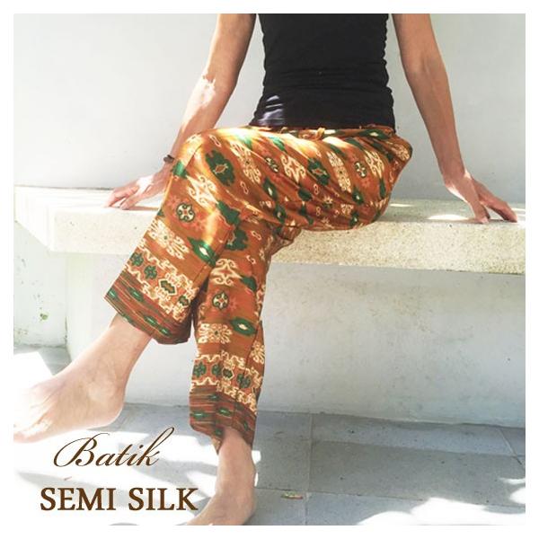 セミシルクバティック ワイドパンツ レディースパンツ ゆったりパンツ アジアン Buyee Buyee Japanese Proxy Service Buy From Japan Bot Online