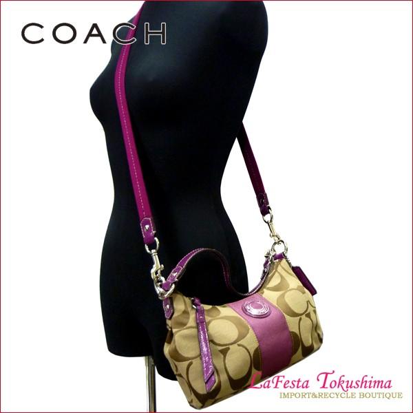 コーチセール Coach コーチ シグネチャーストライプ 2wayショルダーバッグ パープル カーキ 激安特価 Buyee Buyee 日本の通販商品 オークションの代理入札 代理購入
