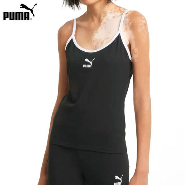 PUMA プーマ タンクトップ レディース ノースリーブ CLASSICS ロゴ タンク トップス