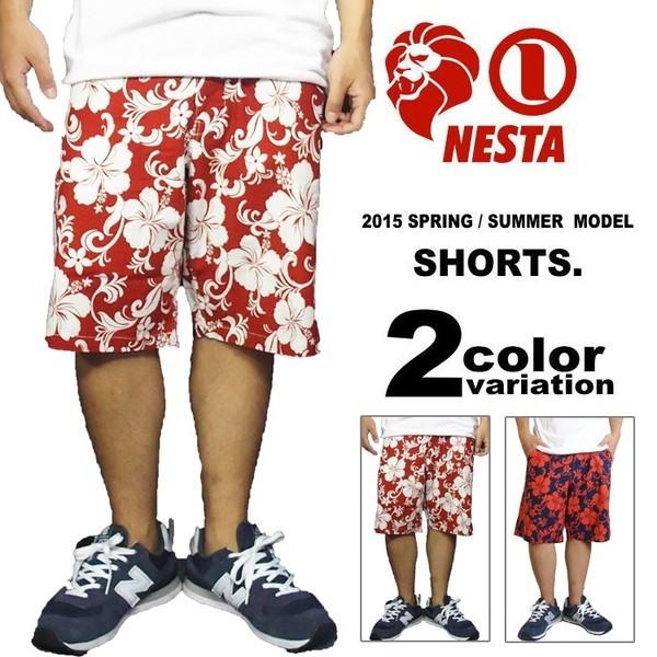ネスタブランド Nesta Brand ハーフパンツ 花柄 ショーツ メンズ 15新作 Bs1505sm Lattache ラタッシュ 通販 Yahoo ショッピング