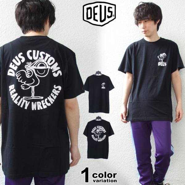 Deus Ex Machina☆CHARGER TEE クラシック プリント 半袖Tシャツ Deus Ex Machina☆CHARGER TEE クラシック プリント 半袖Tシャツ