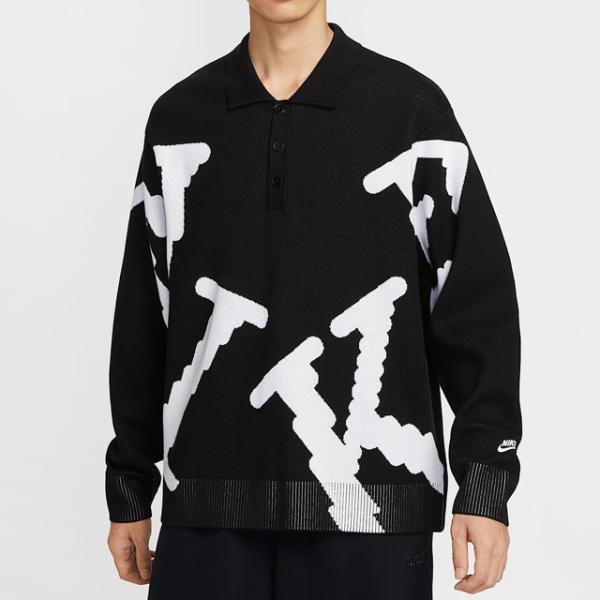 NIKE（ナイキ） ラグビートップ ニット ポロ ラグビーシャツ ルーズ