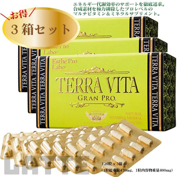 テラヴィータ グランプロ 120粒 3箱セット エステプロラボ Esthe Pro