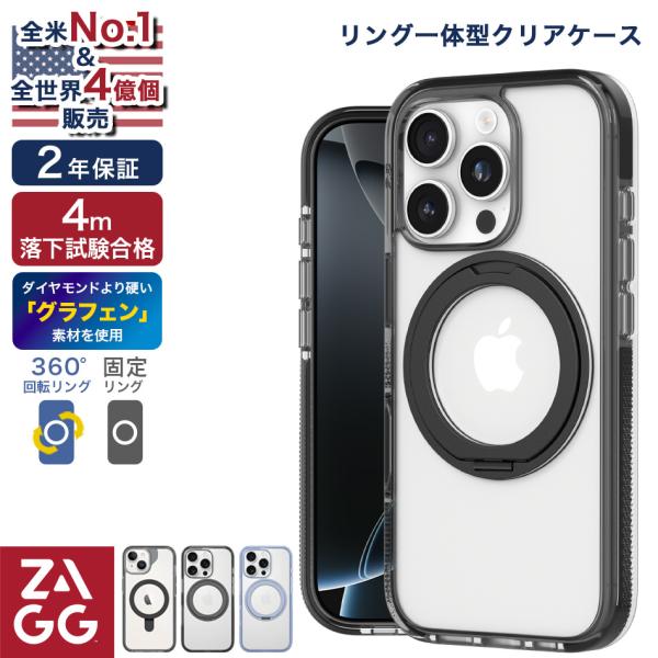 iPhone16 ケース リング付き クリア iPhone 16 16e 16Pro