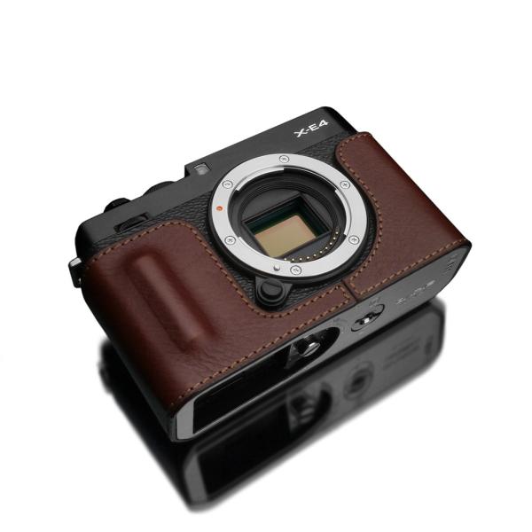 GARIZ/ゲリズ FUJIFILM X-E4用 本革カメラケース HG-XE4BR ブラウン