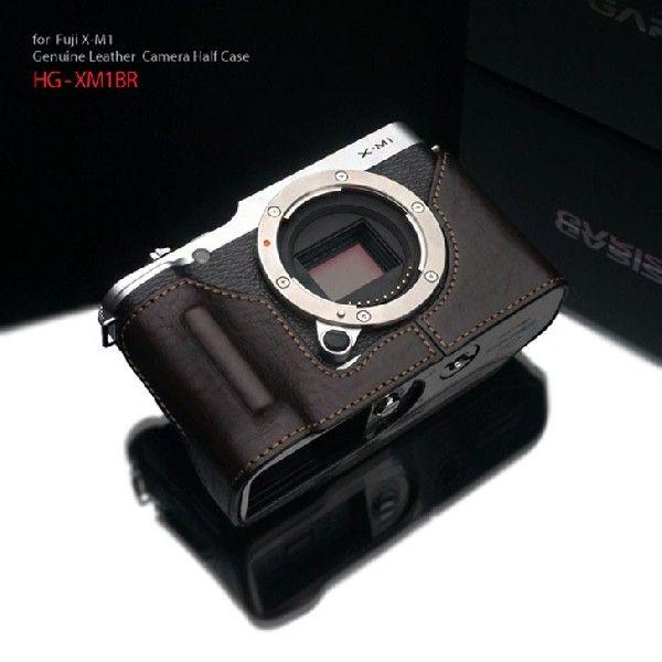 GARIZ GARIZ/本革カメラケース FUJIFILM X-M1用 HG-XM1BR : スマイル