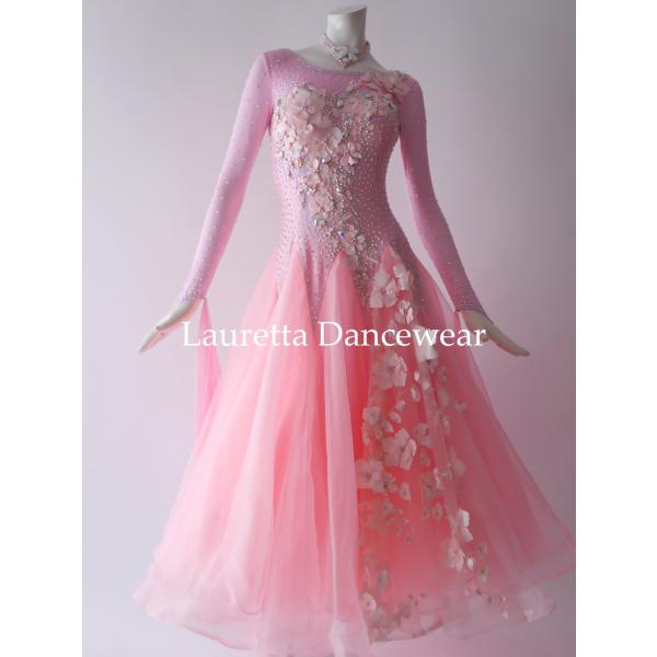 Lauretta Dancewear 社交ダンスドレス衣装 スタンダード/モダン 高級