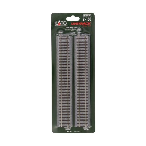 KATO HOゲージ 直線線路 246mm 4本入 2-150 鉄道模型用品
