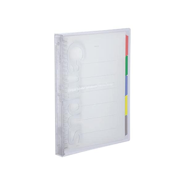 サイズ B5-S 穴数 26穴セット内容 中紙10枚 PP製カラー見出しシート5枚 クリヤーポケット1枚寸法 29×215×272mm商品リニューアルに伴い、記載とは異なる型番の商品が届く場合がございます。あらかじめご了承ください。色 透明...