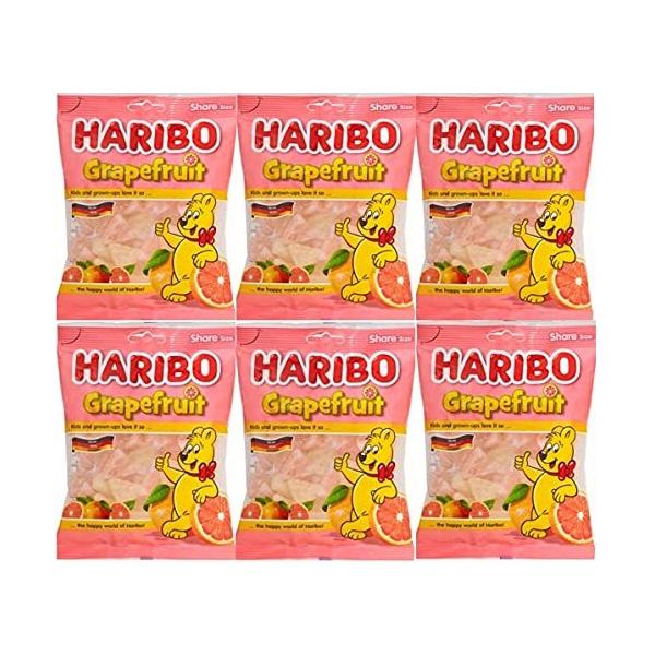 Haribo ハリボー グレープフルーツ 0g 6袋 Elmer Co Rs