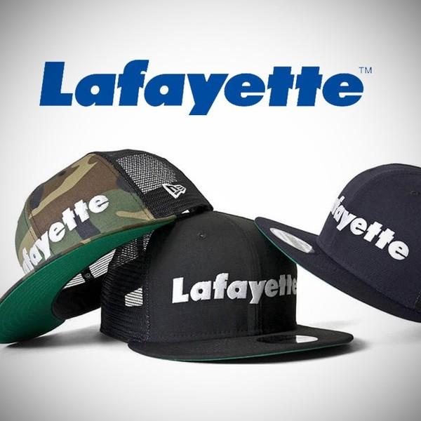 Lafayette NEW ERA LOGO 9FIFTY TRUCKER CAP　ラファイエット ニューエラ ロゴ メッシュキャップ